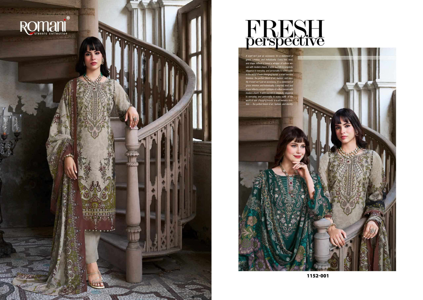 Romani Aarzu Vol 33 Cotton Printed Dress Material