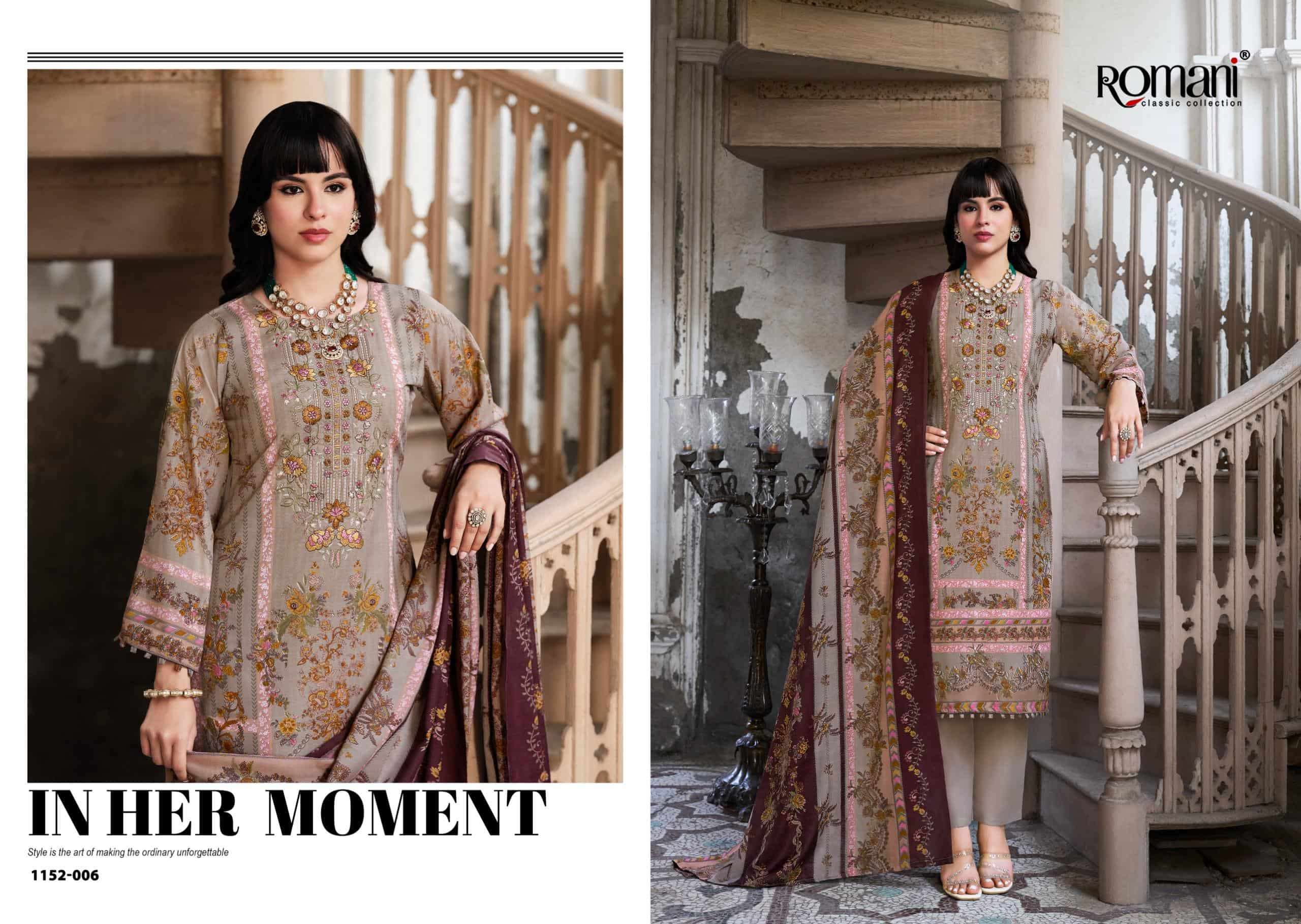 Romani Aarzu Vol 33 Cotton Printed Dress Material