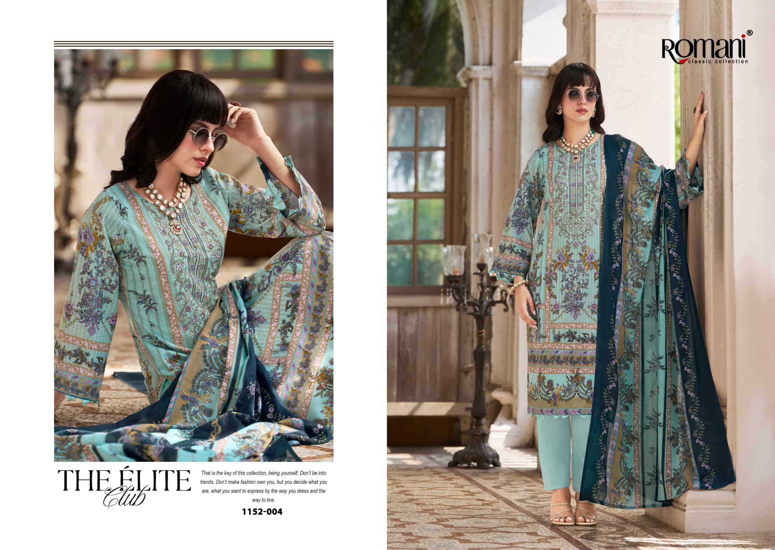 Romani Aarzu Vol 33 Cotton Printed Dress Material