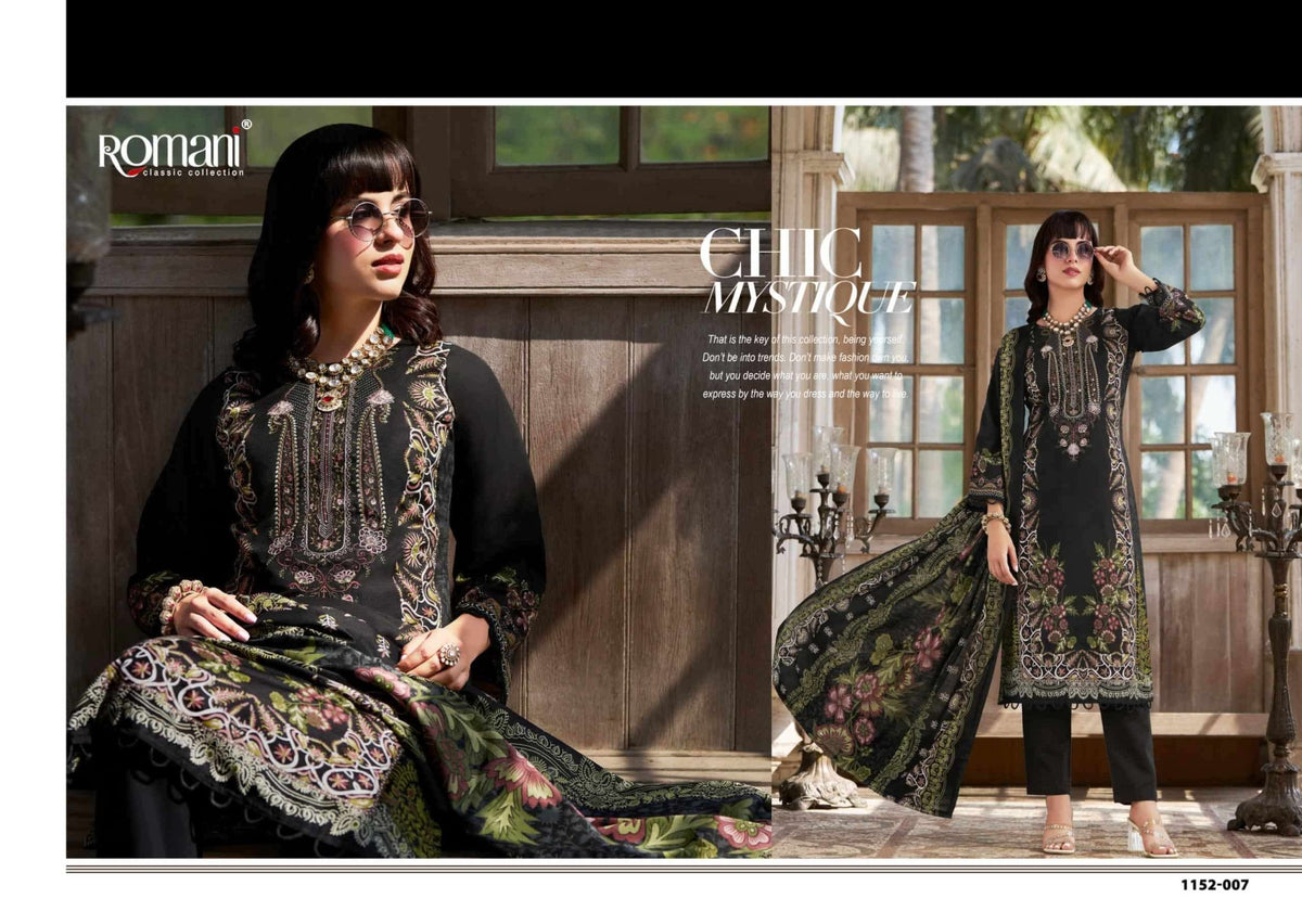 Romani Aarzu Vol 33 Cotton Printed Dress Material - Amrah Wholesale