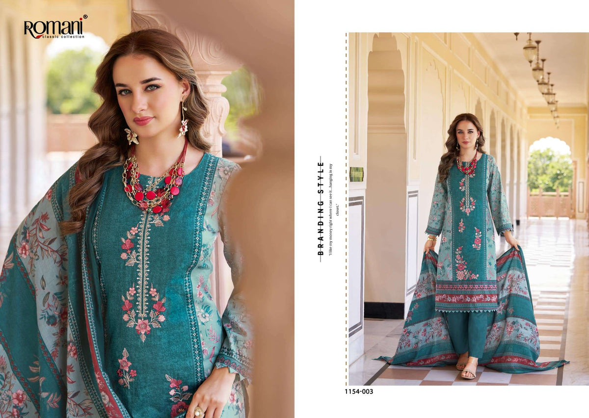 ROMANI Aarzu Vol-34 Cotton Pakistani Suit