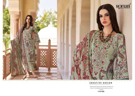 ROMANI Aarzu Vol-34 Cotton Pakistani Suit