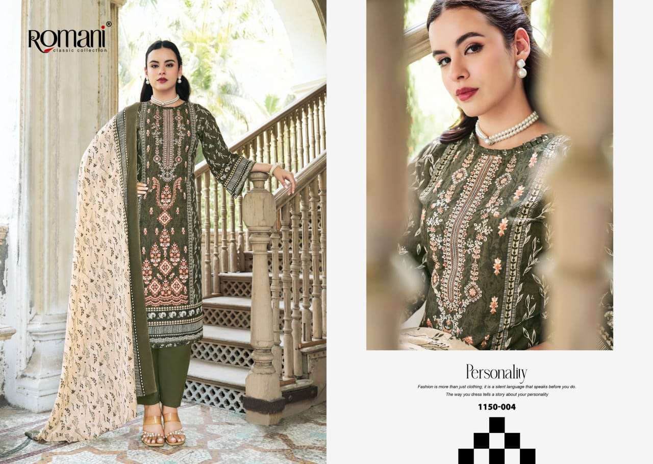 Romani Bin Kareem Vol-04 Cotton Printed Pakistani Suit