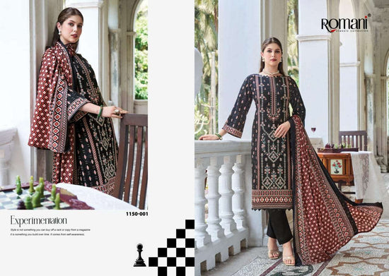 Romani Bin Kareem Vol-04 Cotton Printed Pakistani Suit