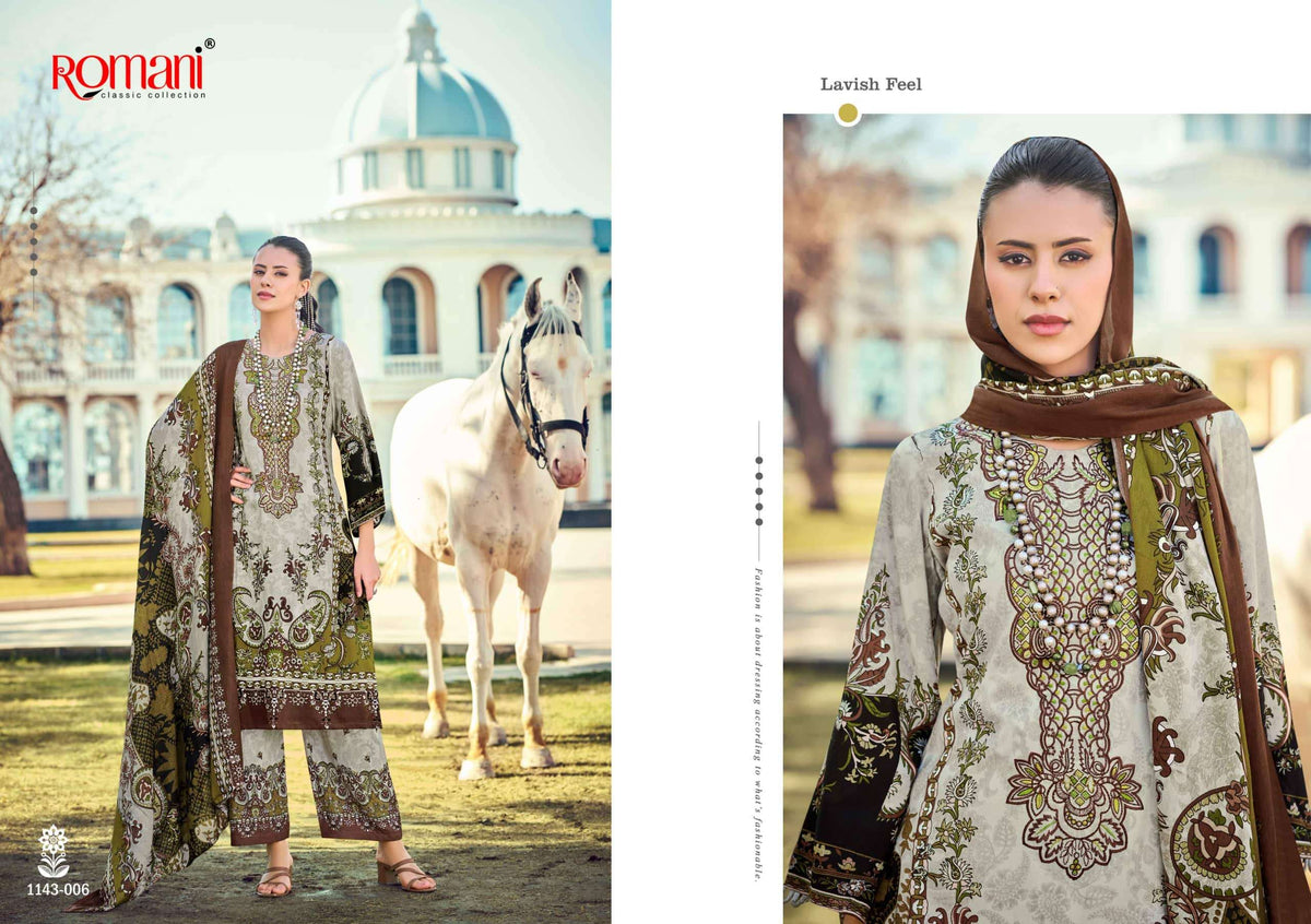 Romani Mahira Vol - 08 Cotton Pakistani Suit Wholesale Surat - Amrah Wholesale