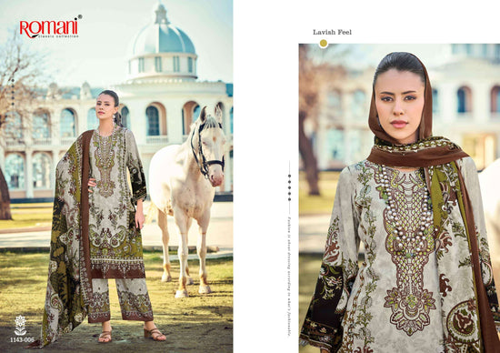 Romani Mahira Vol - 08 Cotton Pakistani Suit Wholesale Surat - Amrah Wholesale