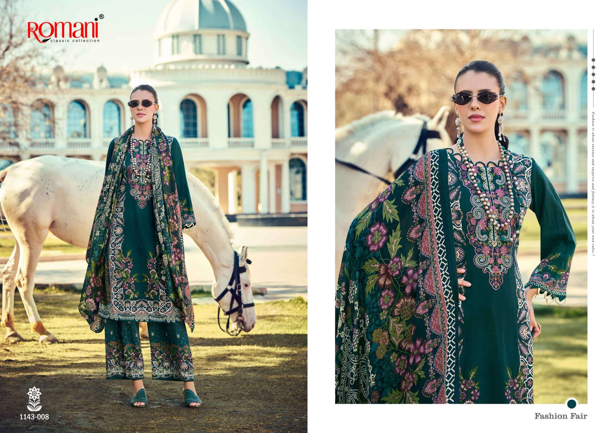 Romani Mahira Vol - 08 Cotton Pakistani Suit Wholesale Surat - Amrah Wholesale