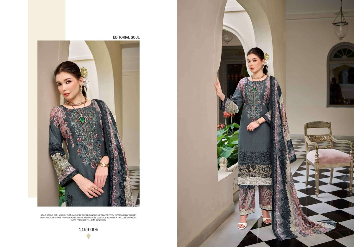 Romani Mahira Vol 10 Soft Cotton Pakistani Dress Material - Amrah Wholesale