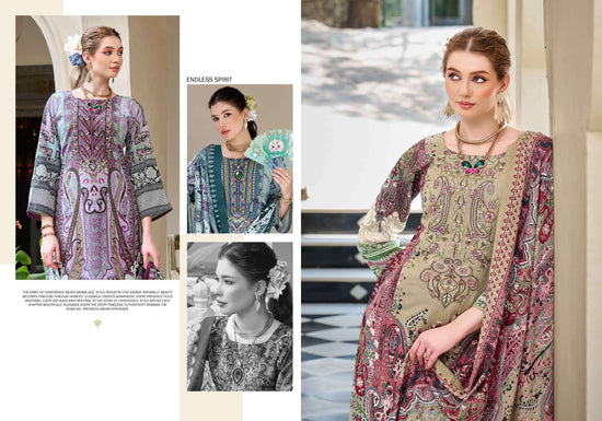 Romani Mahira Vol 10 Soft Cotton Pakistani Dress Material