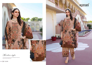 ROMANI MAHIRA VOL-7 Cotton Printed Embroidered Dress Material