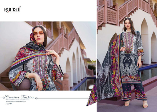 ROMANI MAHIRA VOL-7 Cotton Printed Embroidered Dress Material