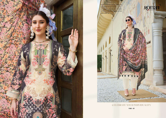 Romani Nafisa Vol-3 Cotton Digital Printed Pakistani Salwar Suit