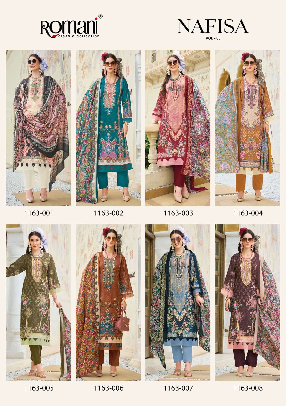 Romani Nafisa Vol-3 Cotton Digital Printed Pakistani Salwar Suit