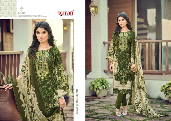 ROMANI NEEDLE WONDER VOL - 12 Cotton Pakistani Suit - Amrah Wholesale