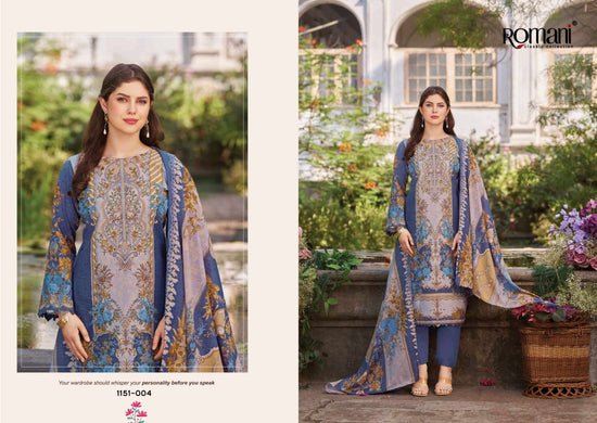 Romani Needle Wonder Vol 13 Cotton Dress Material - Amrah Wholesale