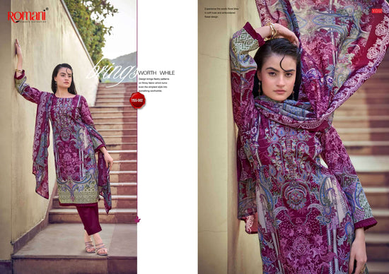 Romani Needle Wonder Vol 14 Premium Soft Cotton Dress Material