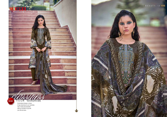 Romani Needle Wonder Vol 14 Premium Soft Cotton Dress Material - Amrah Wholesale