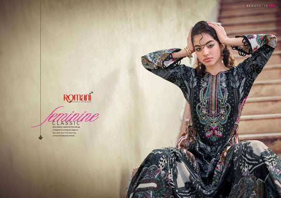 Romani Needle Wonder Vol 14 Premium Soft Cotton Dress Material - Amrah Wholesale