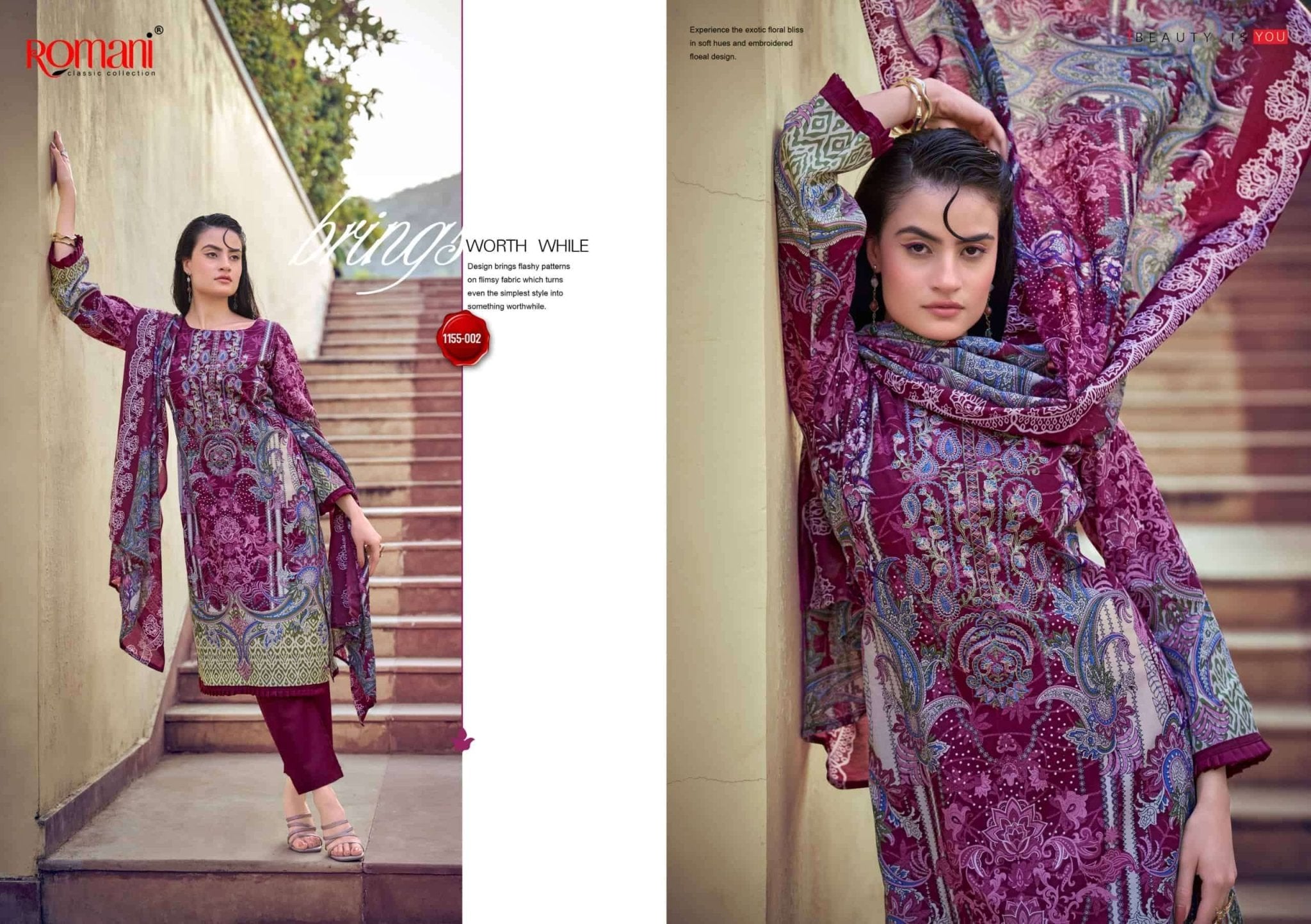 Romani Needle Wonder Vol 14 Premium Soft Cotton Dress Material - Amrah Wholesale