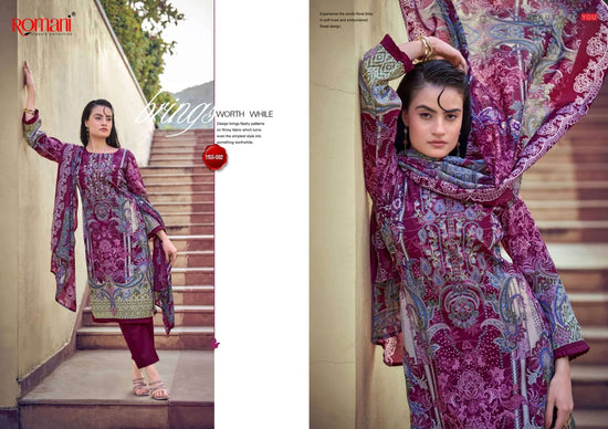 Romani Needle Wonder Vol 14 Premium Soft Cotton Dress Material - Amrah Wholesale