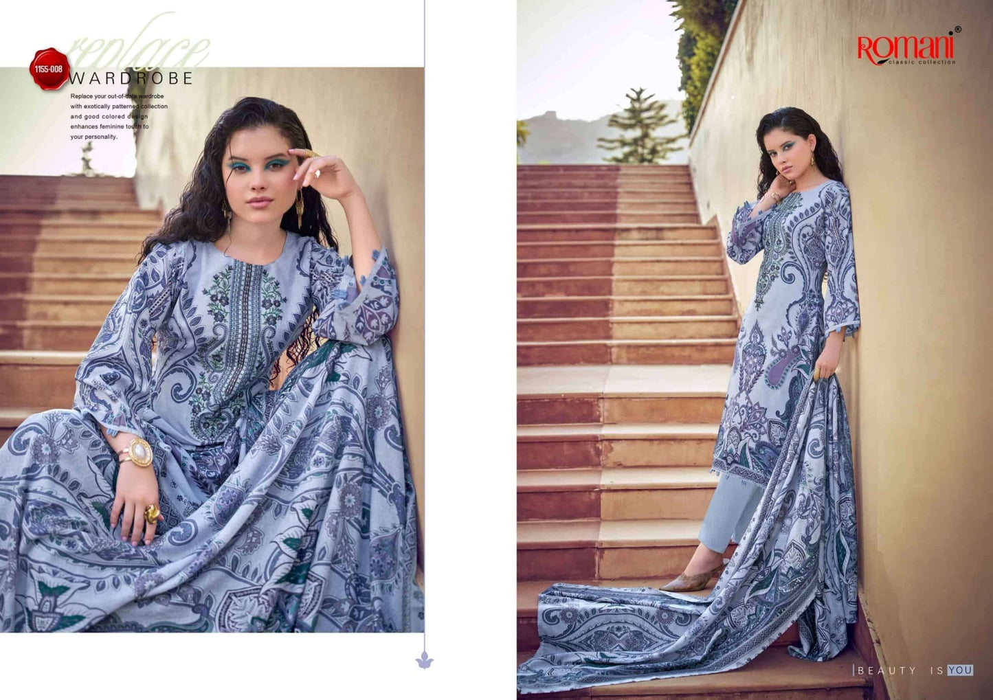 Romani Needle Wonder Vol 14 Premium Soft Cotton Dress Material - Amrah Wholesale