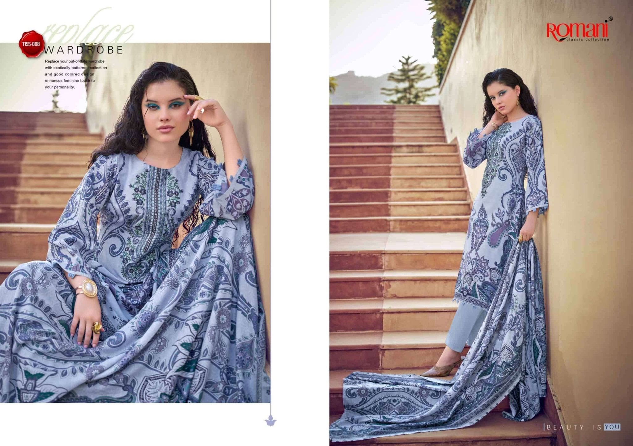 Romani Needle Wonder Vol 14 Premium Soft Cotton Dress Material - Amrah Wholesale