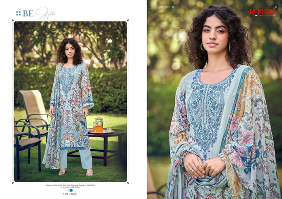 Romani Needle Wonder Vol-16 Cotton Printed Unstitched Dress Material
