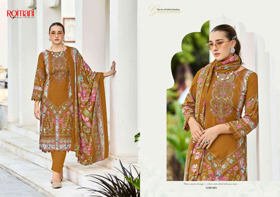 Romani Needle Wonder Vol-17 Cotton Printed Unstitched Pakistani Salwar Suit