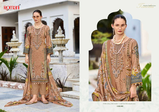 Romani Needle Wonder Vol-17 Cotton Printed Unstitched Pakistani Salwar Suit