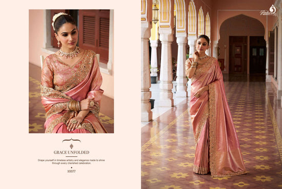 Royal Vrindavan Vol-71 Kanjivaram Silk Embroidered Festive Saree
