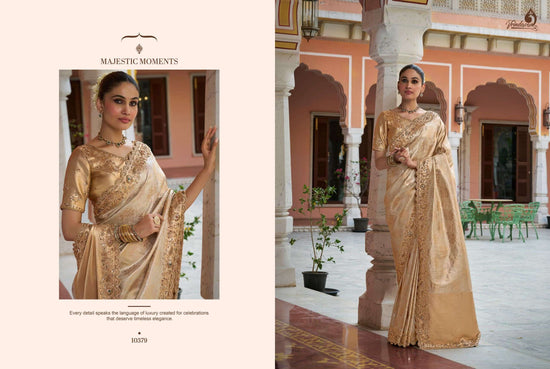 Royal Vrindavan Vol-71 Kanjivaram Silk Embroidered Festive Saree