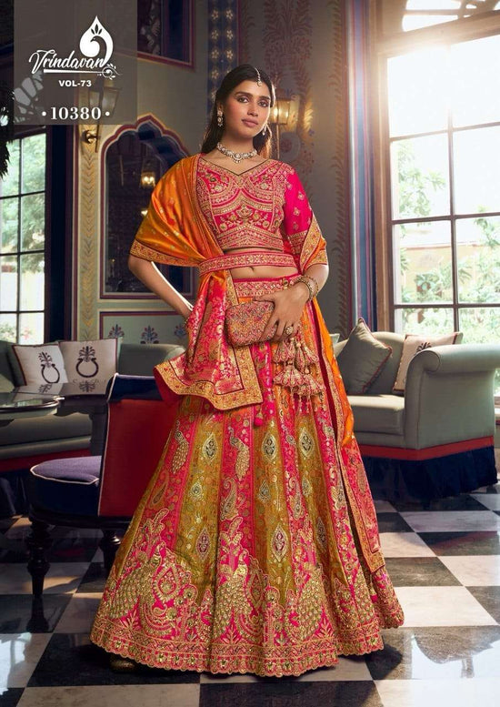 ROYAL VRINDAVAN VOL-73 Banarasi Silk Lehenga