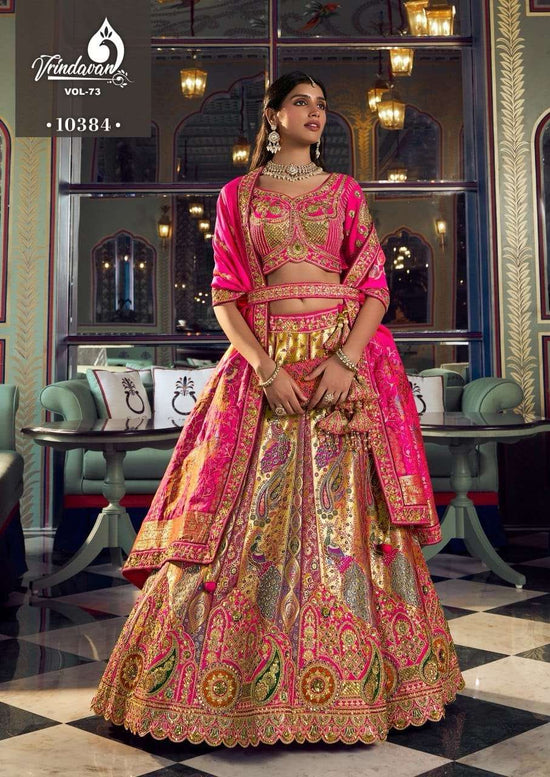 ROYAL VRINDAVAN VOL-73 Banarasi Silk Lehenga