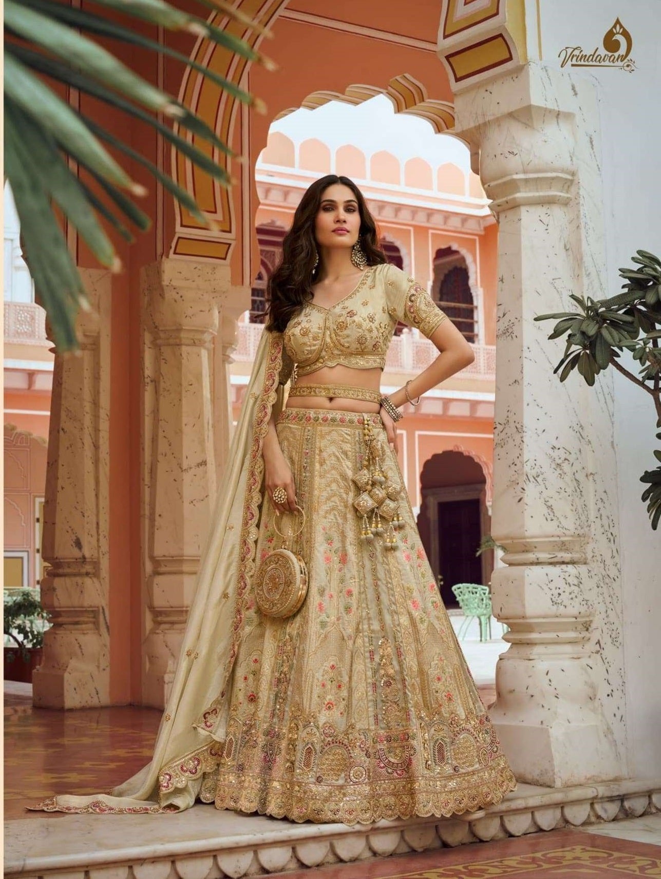 ROYAL VRINDAVAN VOL-75 Banarasi Silk Lehenga