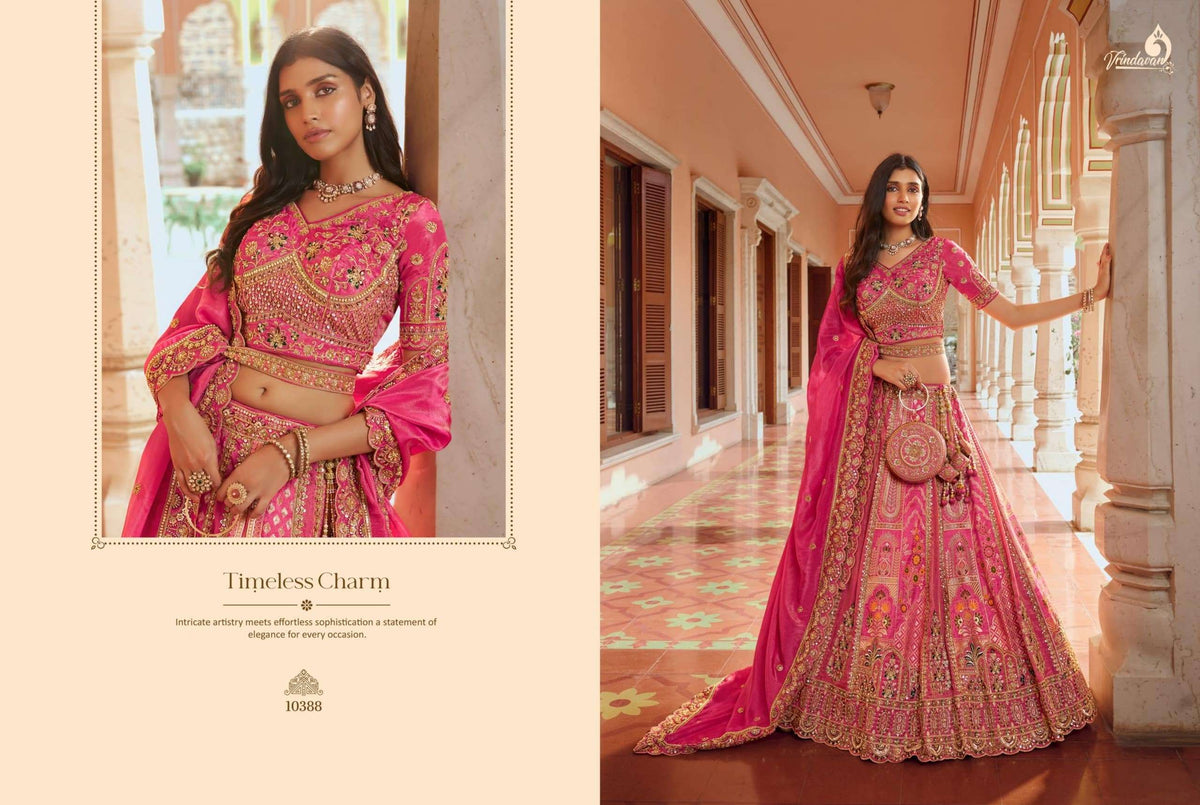 ROYAL VRINDAVAN VOL-75 Banarasi Silk Lehenga