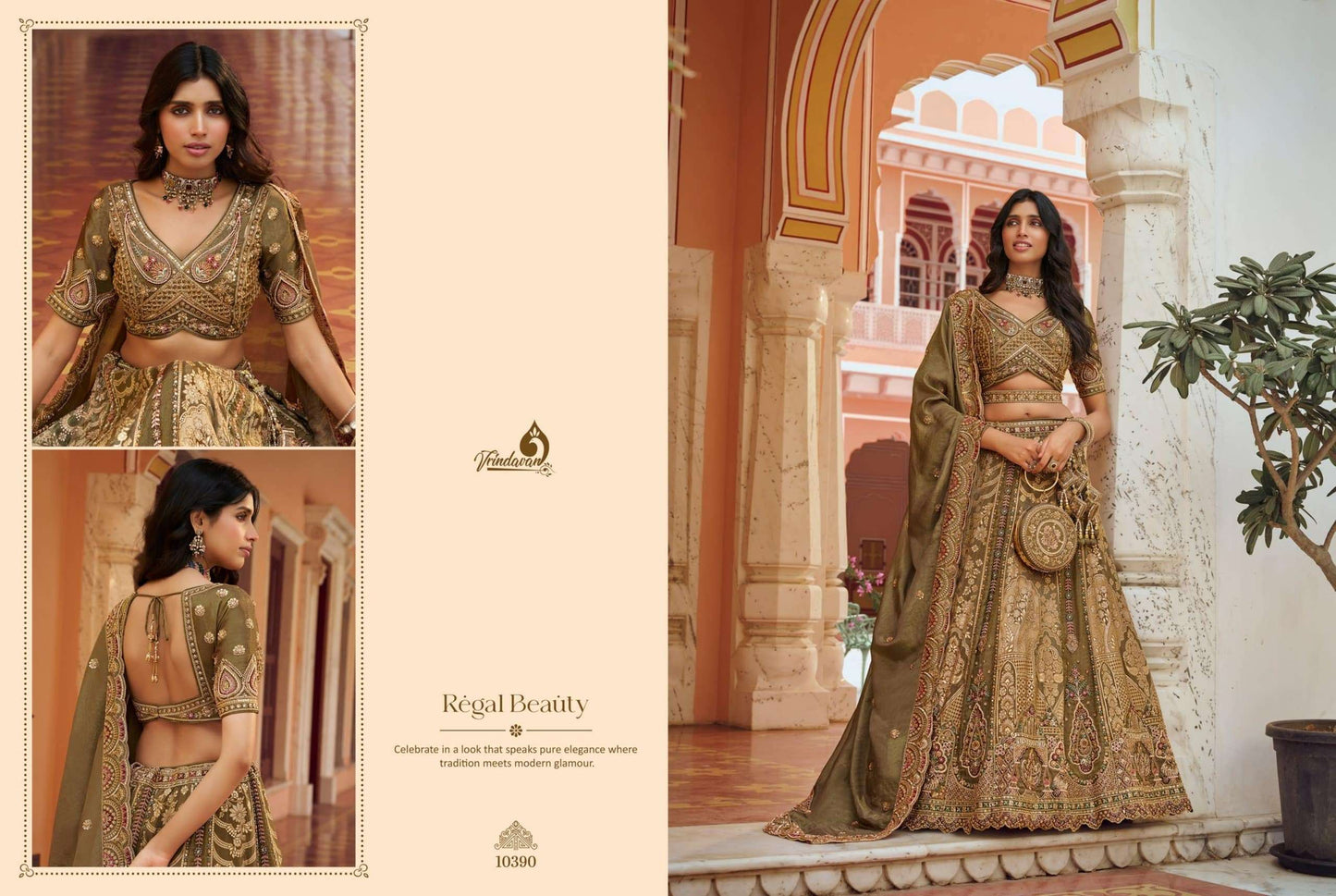 ROYAL VRINDAVAN VOL-75 Banarasi Silk Lehenga