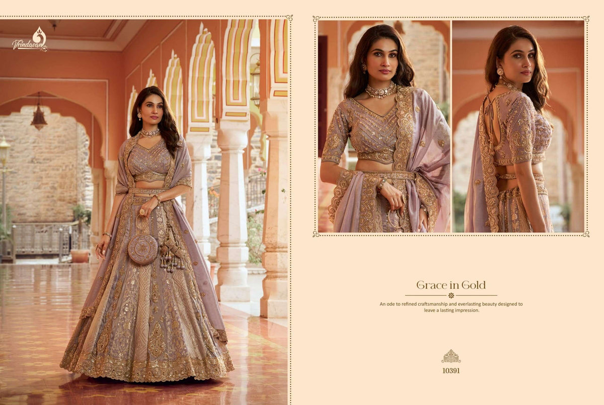 ROYAL VRINDAVAN VOL-75 Banarasi Silk Lehenga