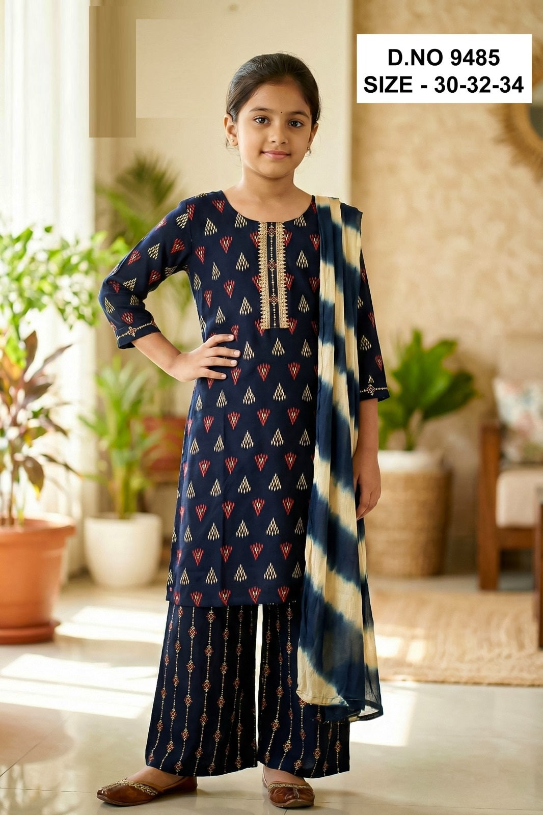 Rubesha Plazo Set 9485
