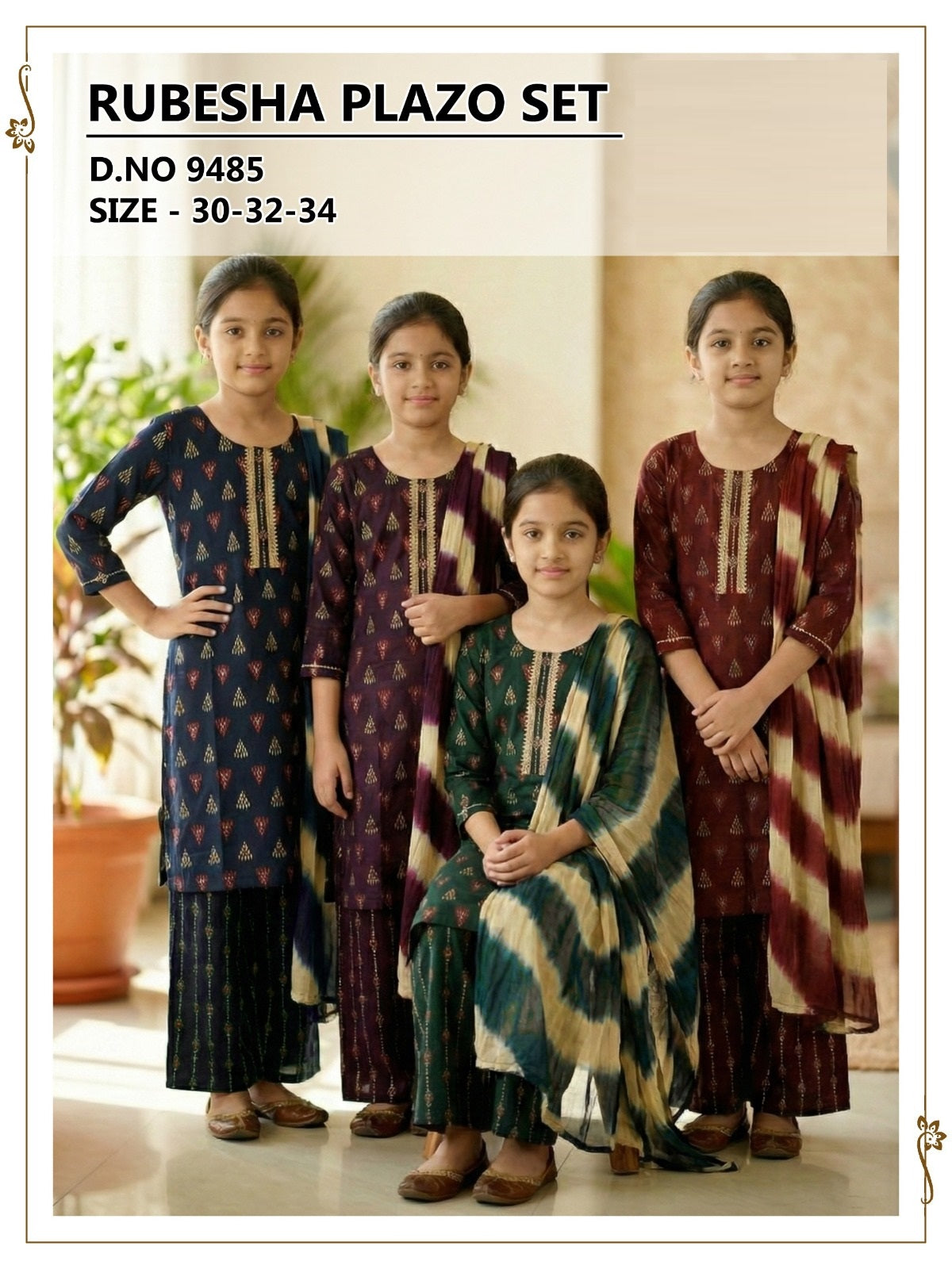 Rubesha Plazo Set 9485