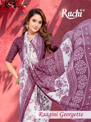 Ruchi Raagini Georgette Saree Collection - Amrah Wholesale