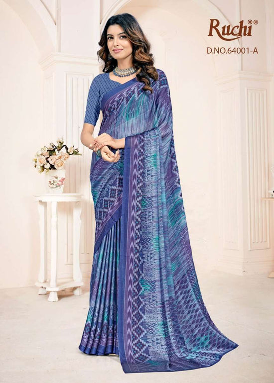 Ruchi Saree Kajari Silk Vol 2 Georgette Silk Saree - Amrah Wholesale