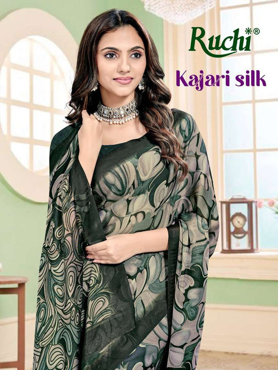 Ruchi Saree Kajari Silk Vol 3 Georgette Silk Saree - Amrah Wholesale
