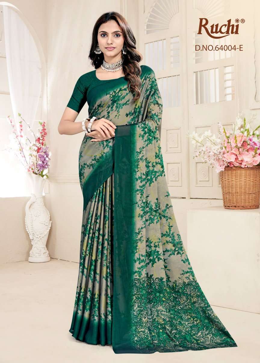 Ruchi Saree Kajari Silk Vol 4 Georgette Silk Saree - Amrah Wholesale