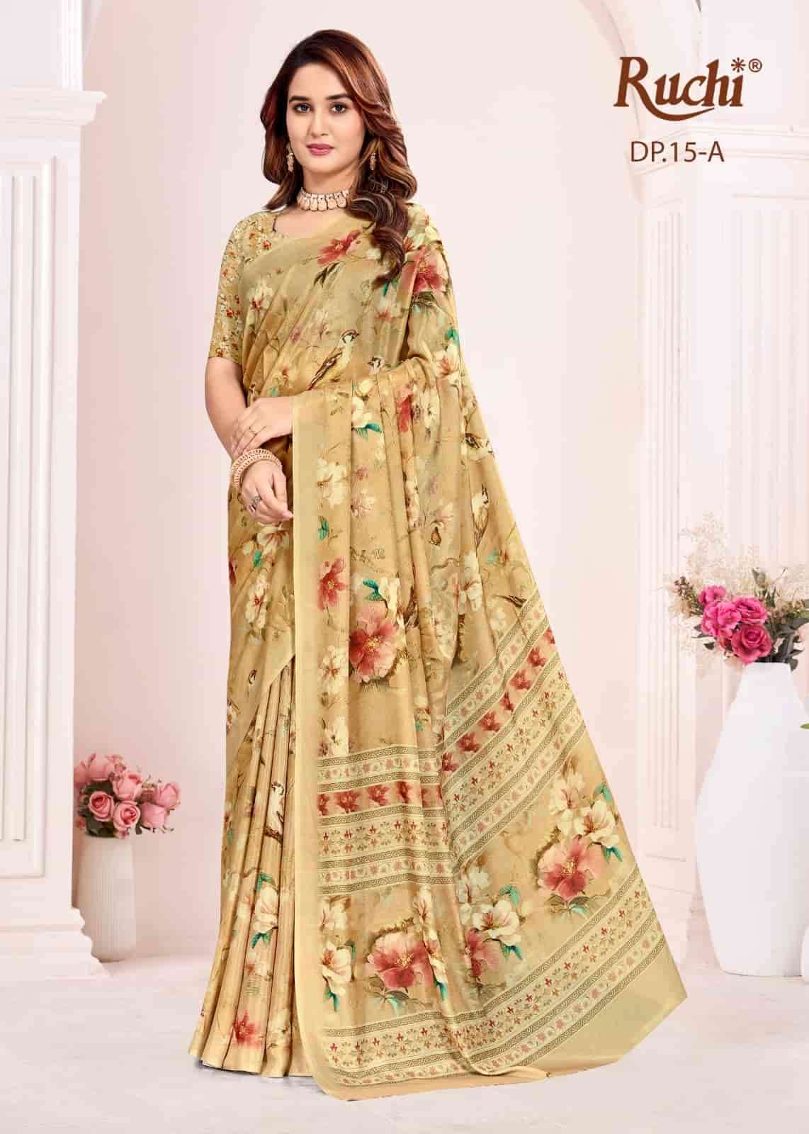 Ruchi Saree Malisha Vol 1 Sparkle Silk Georgette Saree - Amrah Wholesale
