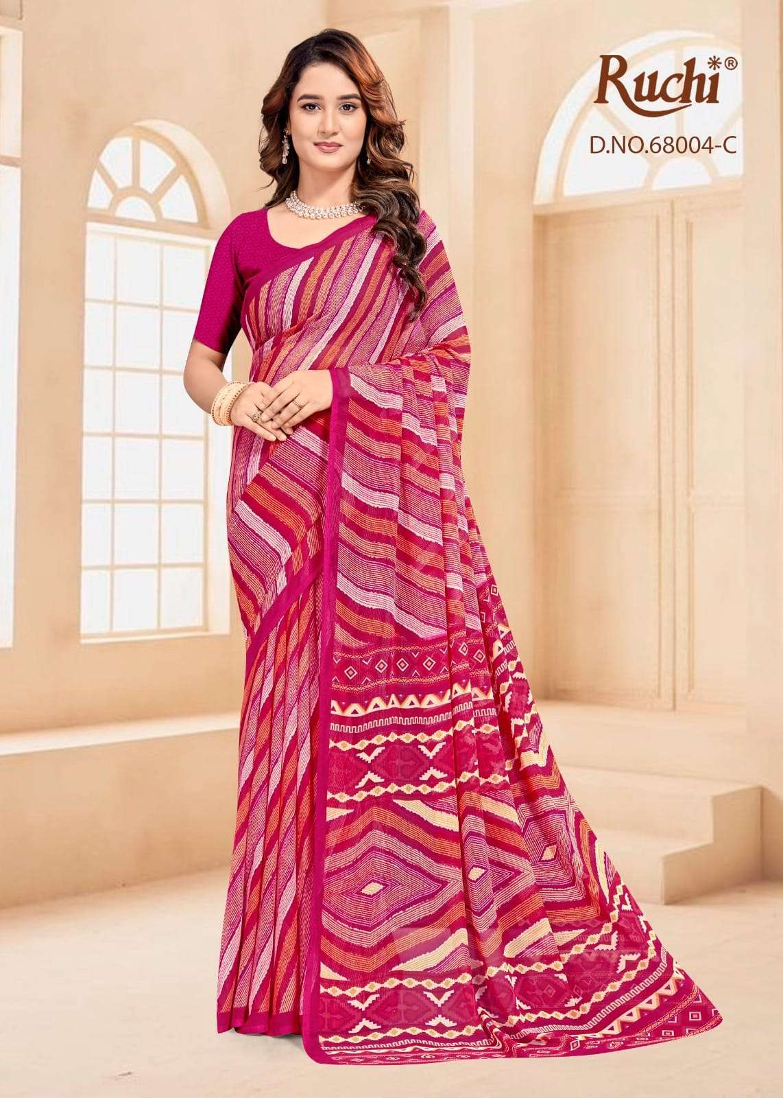 Ruchi Saree Mulberry Silk Vol 1 Silk Georgette Saree