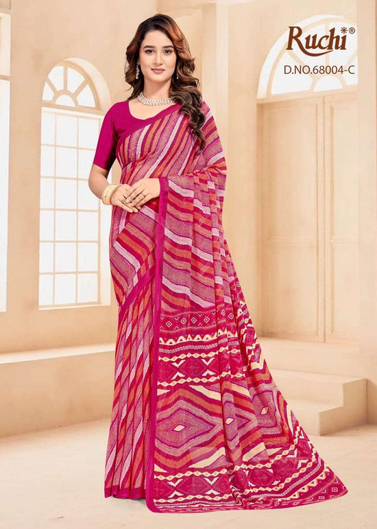 Ruchi Saree Mulberry Silk Vol 1 Silk Georgette Saree