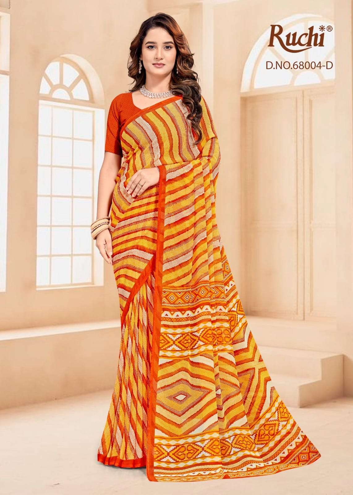 Ruchi Saree Mulberry Silk Vol 1 Silk Georgette Saree