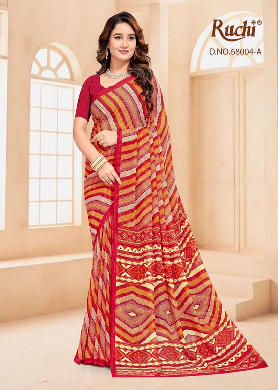 Ruchi Saree Mulberry Silk Vol 1 Silk Georgette Saree