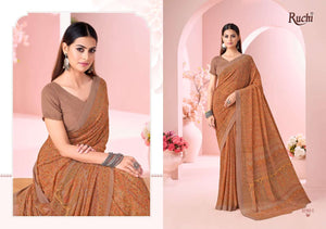 Ruchi Saree Raagini Georgette Vol 45 Georgette Saree Wholesale - Amrah Wholesale