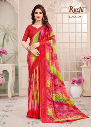 Ruchi Saree Raagini Georgette Vol 54 Georgette Saree Collection - Amrah Wholesale